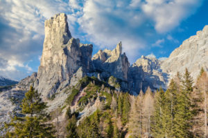 Torre Venezia, Civetta group, Dolomites, Taibon Agordino, Belluno, Veneto, Italy Torre Venezia, Civetta group, Dolomites, Taibon Agordino, Belluno, Veneto, Italy